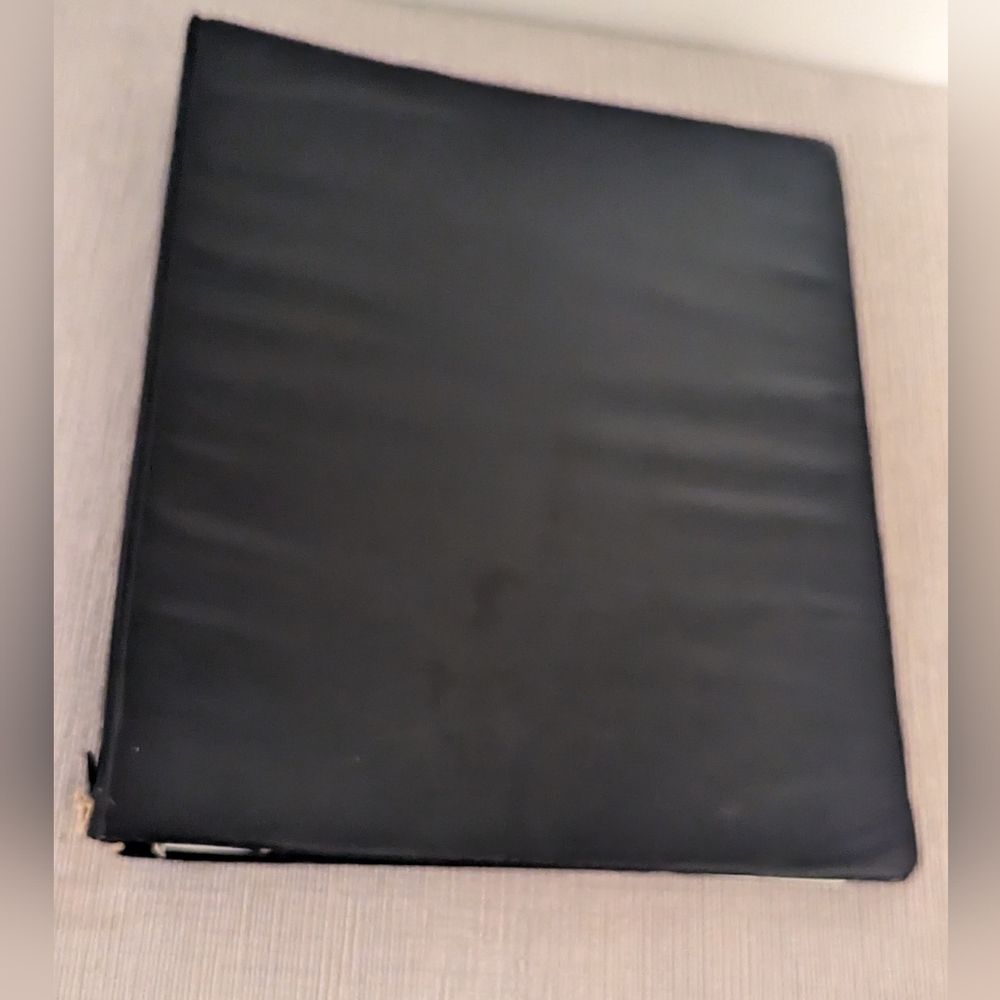 Black 3 Ring Binder